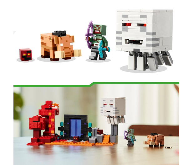 LEGO Minecraft 21255 Zasadzka w portalu do Netheru - 1202687 - zdjęcie 6